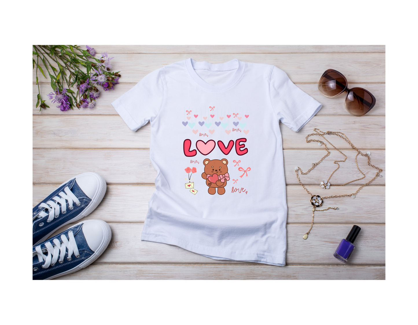 Love Teddy T-Shirt β Unisex Soft Cotton Classic Tee