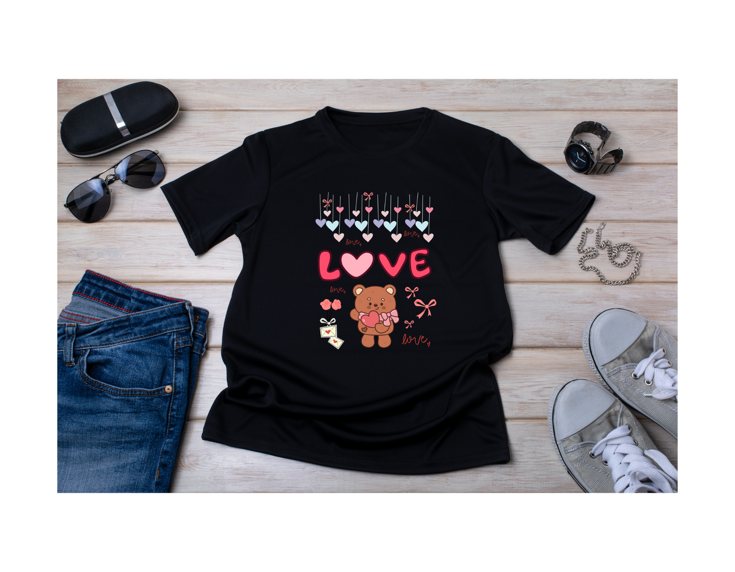 Love Teddy T-Shirt β Unisex Soft Cotton Classic Tee