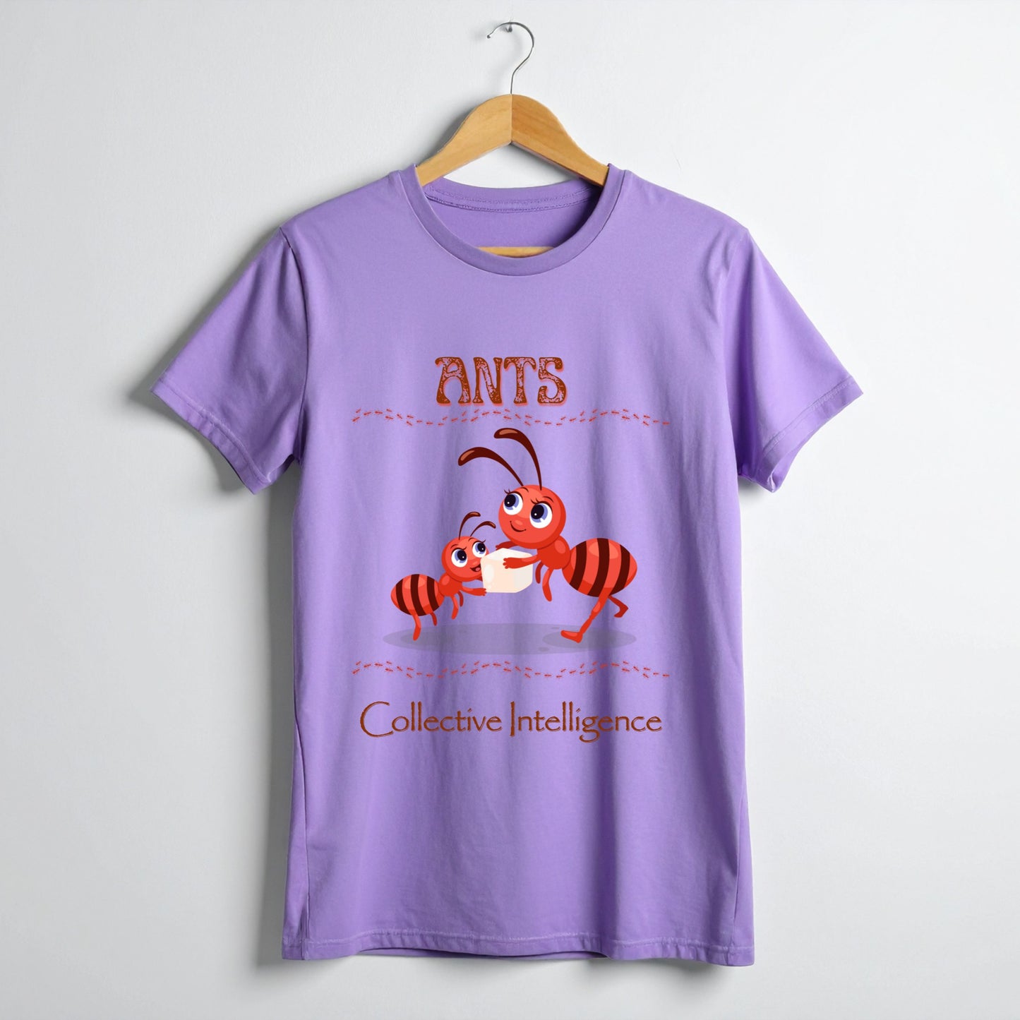 Ants Collective Intelligence T-Shirt β Cute Nature-Inspired Unisex Tee