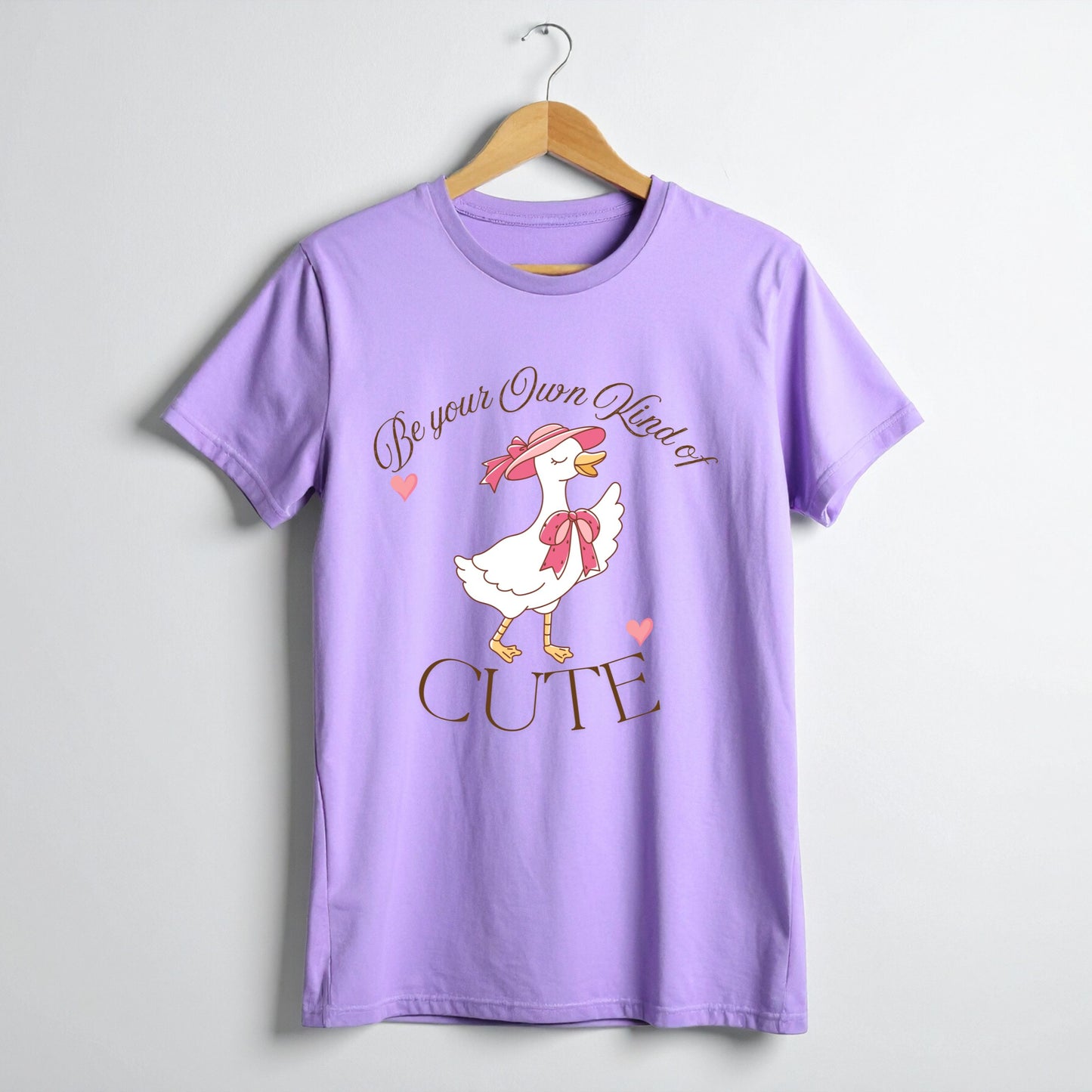 Adorable Goose Graphic Positive Quote Unisex Tee