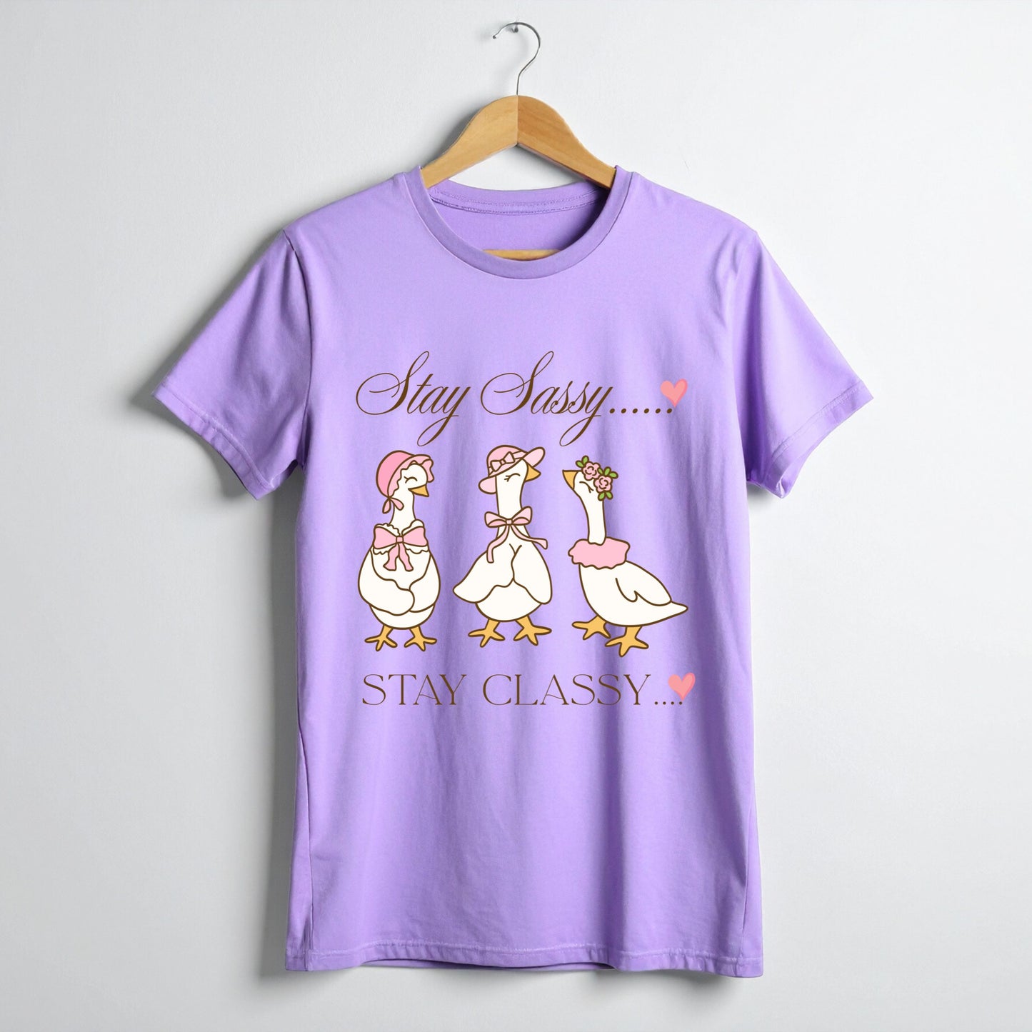 Cute Vintage Goose Graphic Unisex Tee