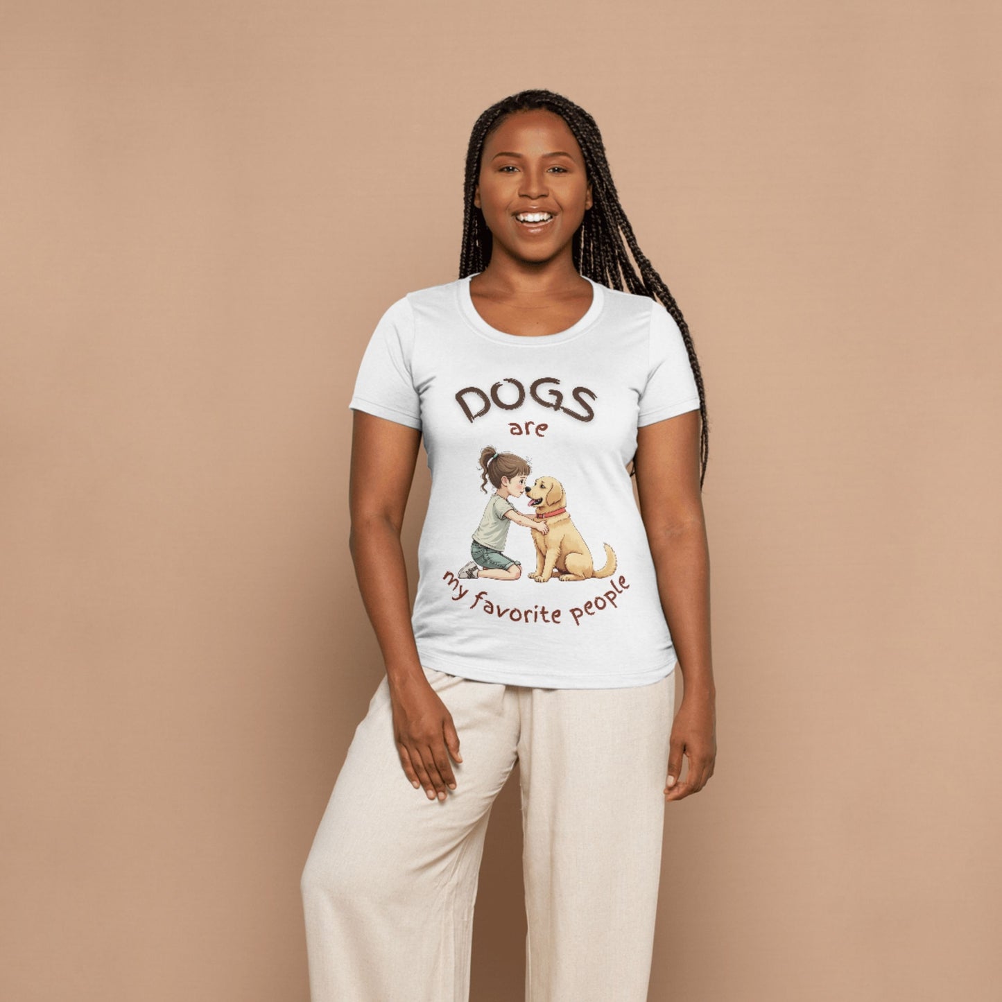 Dogs Are My Favorite People Unisex Graphic T-Shirt | Soft Cotton Graphic Tee