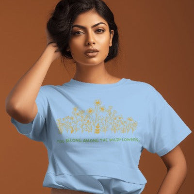 Nature-Inspired Positive Quote Unisex Tee