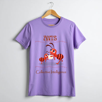 Ants Collective Intelligence T-Shirt – Cute Nature-Inspired Unisex Tee