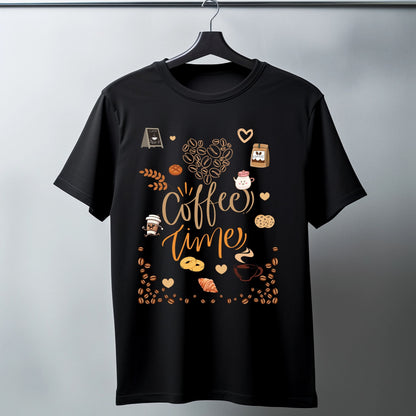 Coffee Time Oversized T-Shirt – Unisex Classic Tee for Coffee Lovers