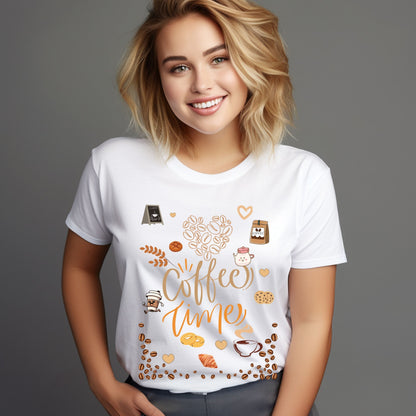 Coffee Time Oversized T-Shirt – Unisex Classic Tee for Coffee Lovers