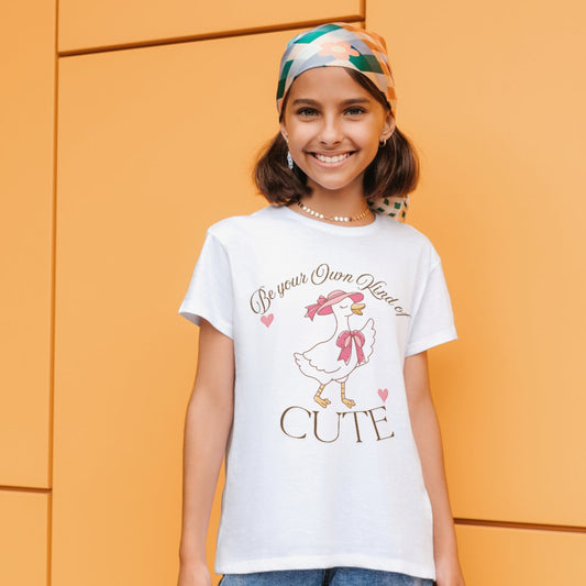 Adorable Goose Graphic Positive Quote Unisex Tee