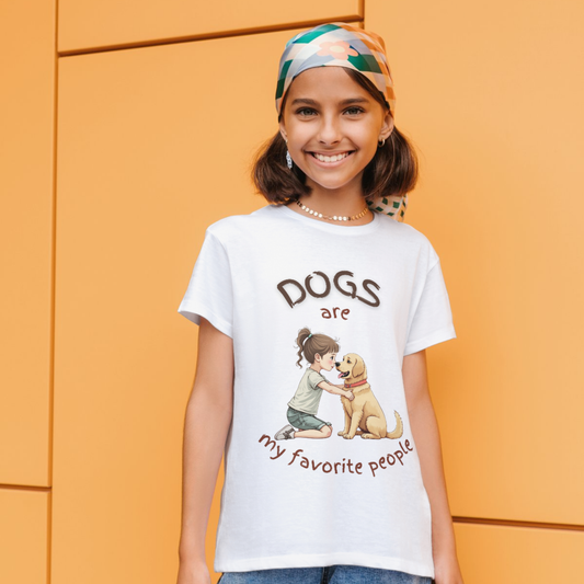 Dogs Are My Favorite People Unisex Graphic T-Shirt | Soft Cotton Graphic Tee
