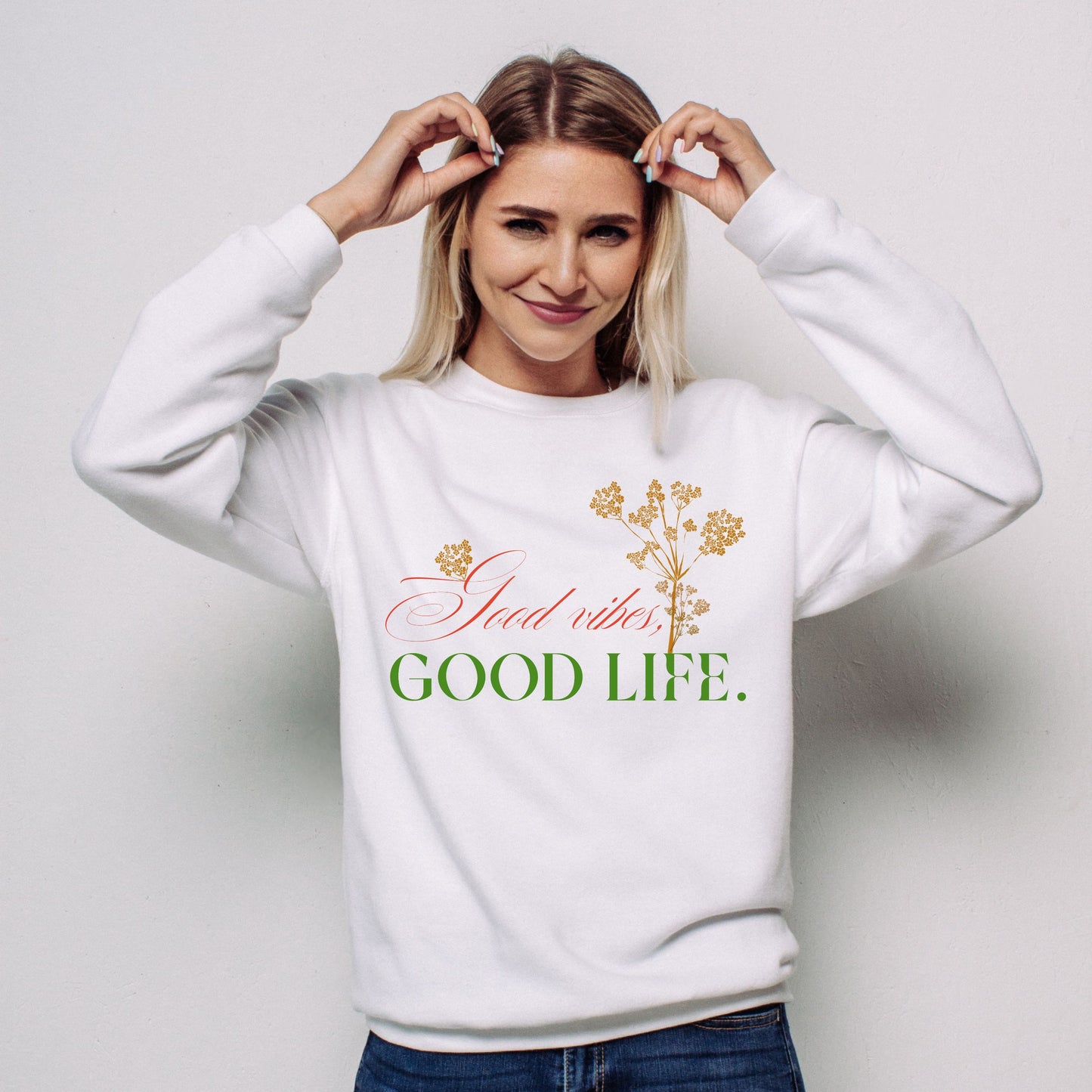 CozyBlend 100% Cotton Sweatshirt - Soft and Warm Everyday Wear