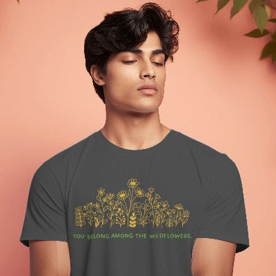 Nature-Inspired Positive Quote Unisex Tee